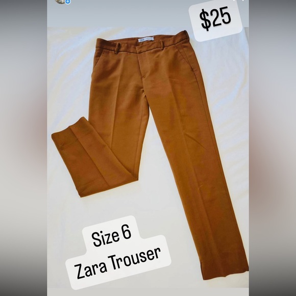 Zara Brown Trousers - Picture 1 of 1
